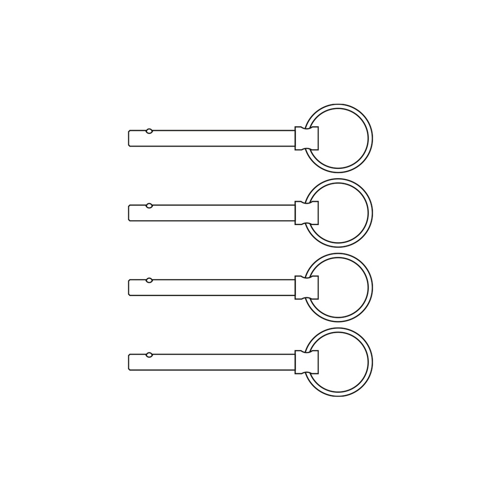 Monsoon Evo Spare Ball Lock Pin 